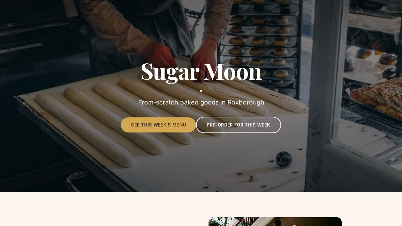 Sugar Moon Bakery screenshot